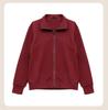 2025 Versatile Women's Stand-up Collar Double Zipper Cardigan: Casual Long Sleeve Sports Jacket