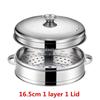 Stainless Steel Pot Steamer Rice Cooker Food Steaming Grid with Double Ear Drain Basket Kitchen Cooking Bamboo Steamer Cooker