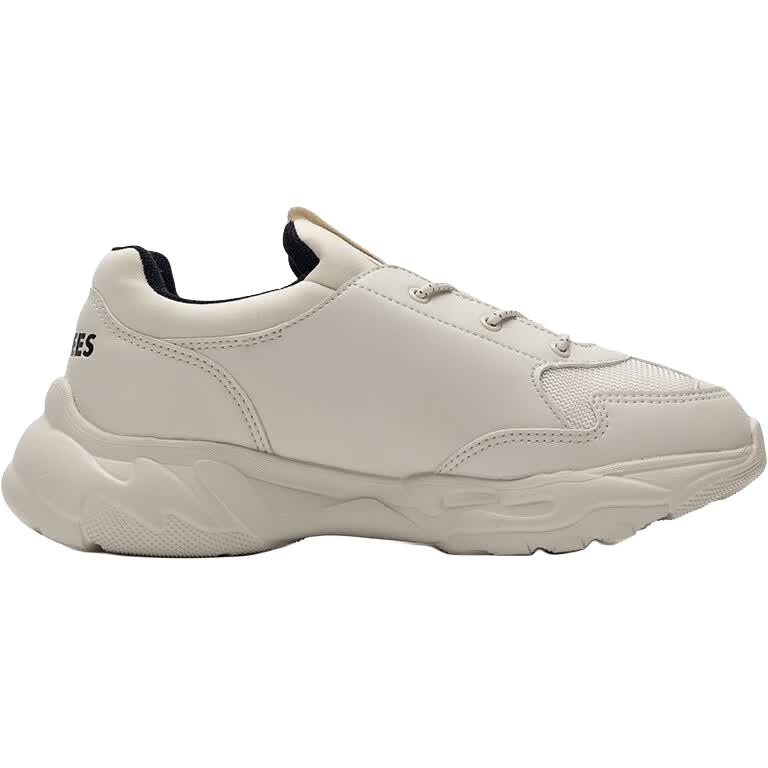 MLB Chunky Flex Bequem Strapazierfähig Abriebfest Atmungsaktiv Niedrig geschnittene Freizeitschuhe Kinder Sneaker Beige 7ASHJB44N-50IVS