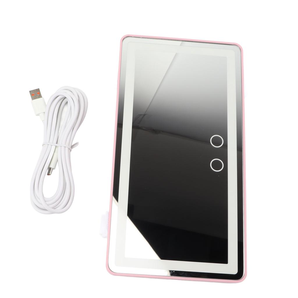 Car   LED Vanity Mirror Touch Dimmable 3 Light Modes USB Re able Car Makeup Mirror with Light