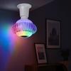 E27 Base Music Light Bulb RGB White Light Color Changing Smart LED Bulbs Wireless Bluetooth Remote Control RGB Light Bulb