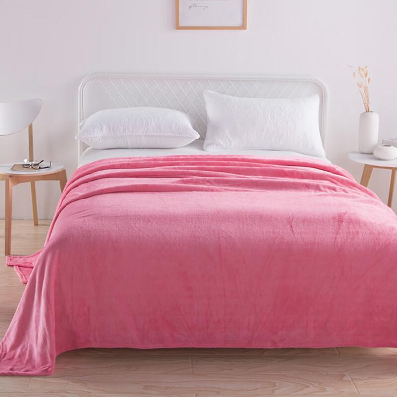 OEING Thick Flannel Coral Fleece Blanket