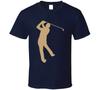 Scottie Scheffler Golfer Pose Silhouette T Shirt Mens Womens Tees Top