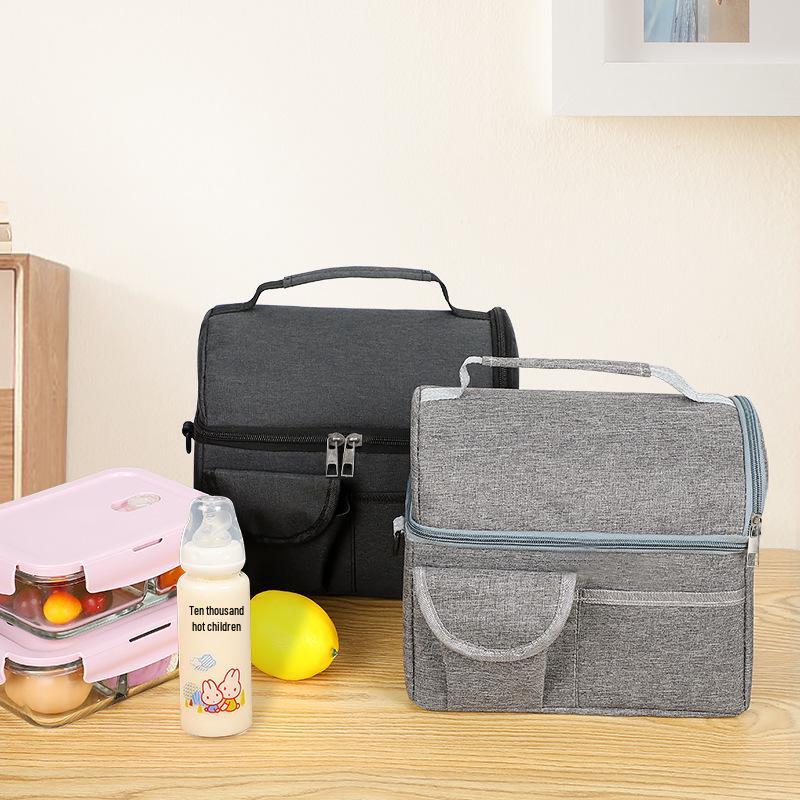 Portable Insulated Breast Milk Storage Bag with Ice Pack - Blue
