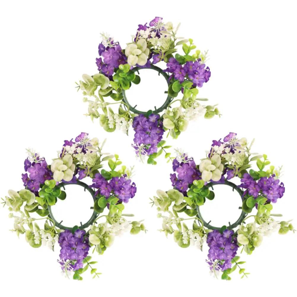 Eukalyptus Kranz Künstliche Blumen Girlande Bastelprojekte Eleganter Stil Natürliche Ästhetik Künstliche Blumen Kerzen Girlande 25cm