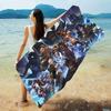 W-World Of W-Warcraft Game Microfiber Printed Beach Towel Mountain Climbing Yoga Beach Swimming Running Absorbent Soft Towel