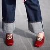 Fashion 2025 Summer Retro Satin Square Toe Lace-up Ballet Casual Outwear Flat Heel Women's Singles