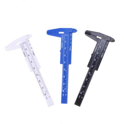 80Mm Mini Plastic Student Sliding Vernier Caliper Gauge Measurement Tool