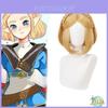 Parrucca Corta Principessa Zelda Breath Of The Wild Per Cosplay Fibra Sintetica Resistente al Calore di Alta Qualità
