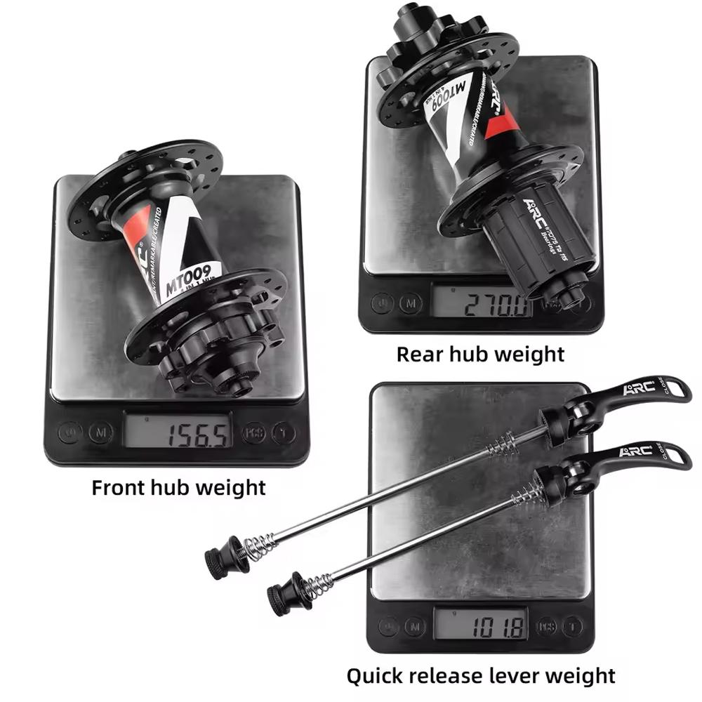 ARC MT009 Fahrradnabe 32 28 36 Löcher 6 Klinken HG MS XD 8 9 10 11 12 Gänge Freilaufkörper Gedichtete Lager MTB Mountainbike Vorder- Hinterradnabe