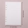 A5 Loose-Leaf Notebook Refill 45Sheet Spiral Binder Paper Index Inside Page Dot Grid Blank Stationery