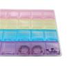 28 Grid Dental Storange Box with Individual Transparent Cover Materials Brackets with Ring Buccal Tube Storage Box