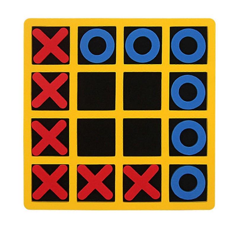 Noughts And Crosses Kids Children Board Games Indoor Playing Noughts Toy Playsets
