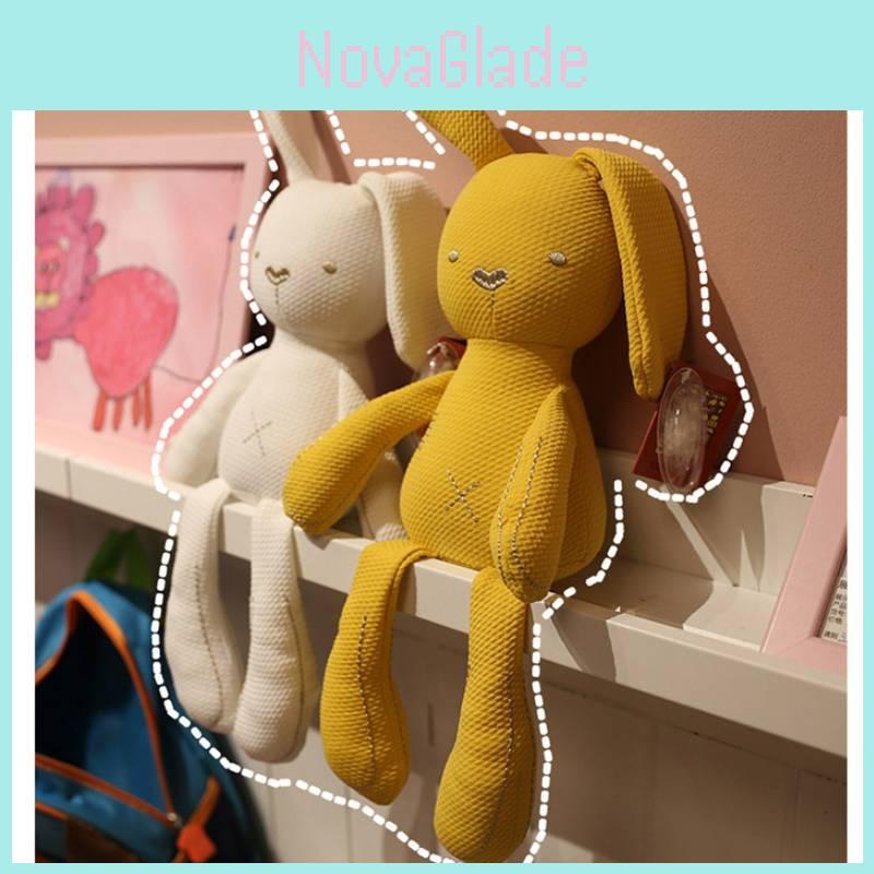 Adorable Cartoon Pacifier Bunny Plush Toy For Newborns Cute And Cuddly Soft Short Plush Available In Blue Pink White Yellow And Green 50cm/19.68in