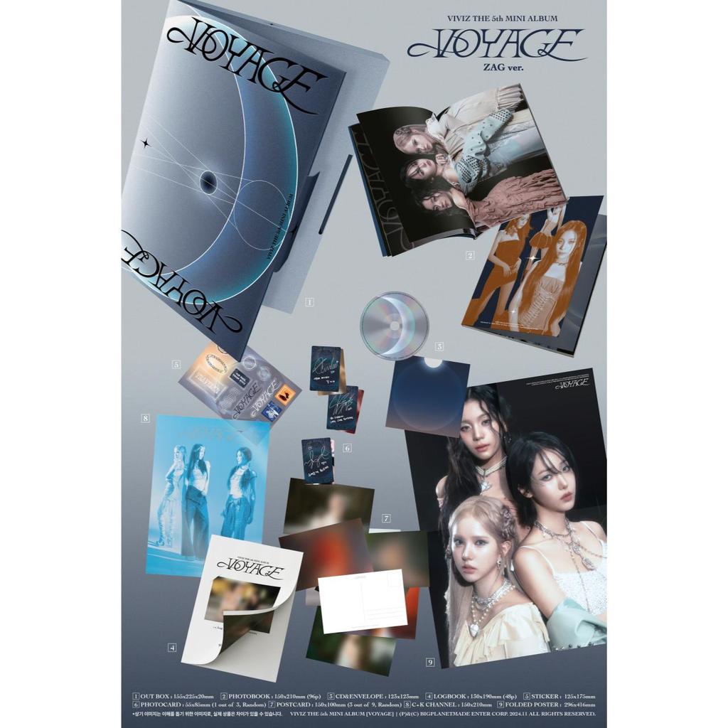 VIVIZ [VOYAGE] 5th Mini Album (POB)