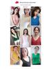 Canottiera T-shirt Estiva in Maglia di Seta Ghiacciata da Donna Taglie Forti