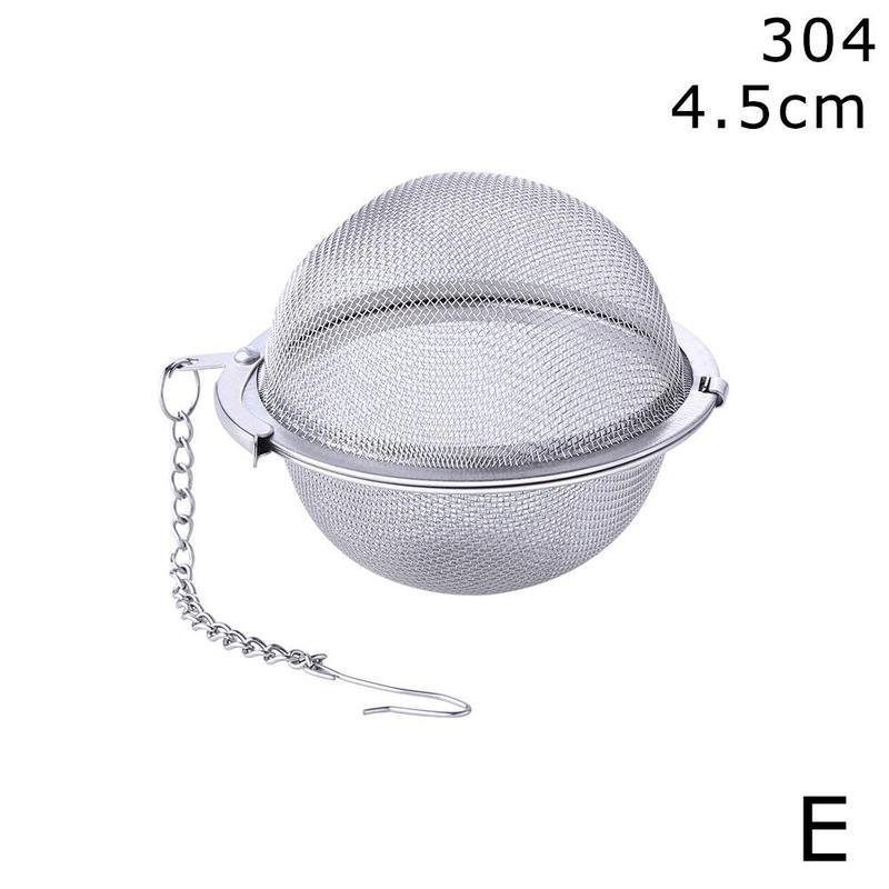 Stainless Steel Tea Infuser Sphere Locking Spice Tea Ball Strainer Mesh Infuser Tea Filter Cooking Tea Tools Kitchen Items