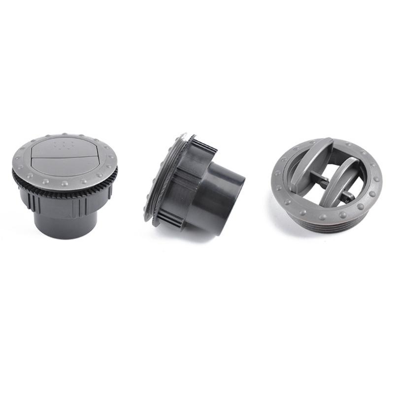 Universal Car Vent Dashboard Air Conditioning Deflector Knob Type Rotation Air Outlet Vent for Boat Yacht Camper-Caravan