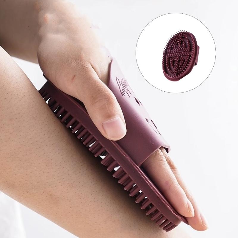 Multifunctional Acupressures Massage Brush With Smooth Surfaces For Full Body Therapys And Beauty Care