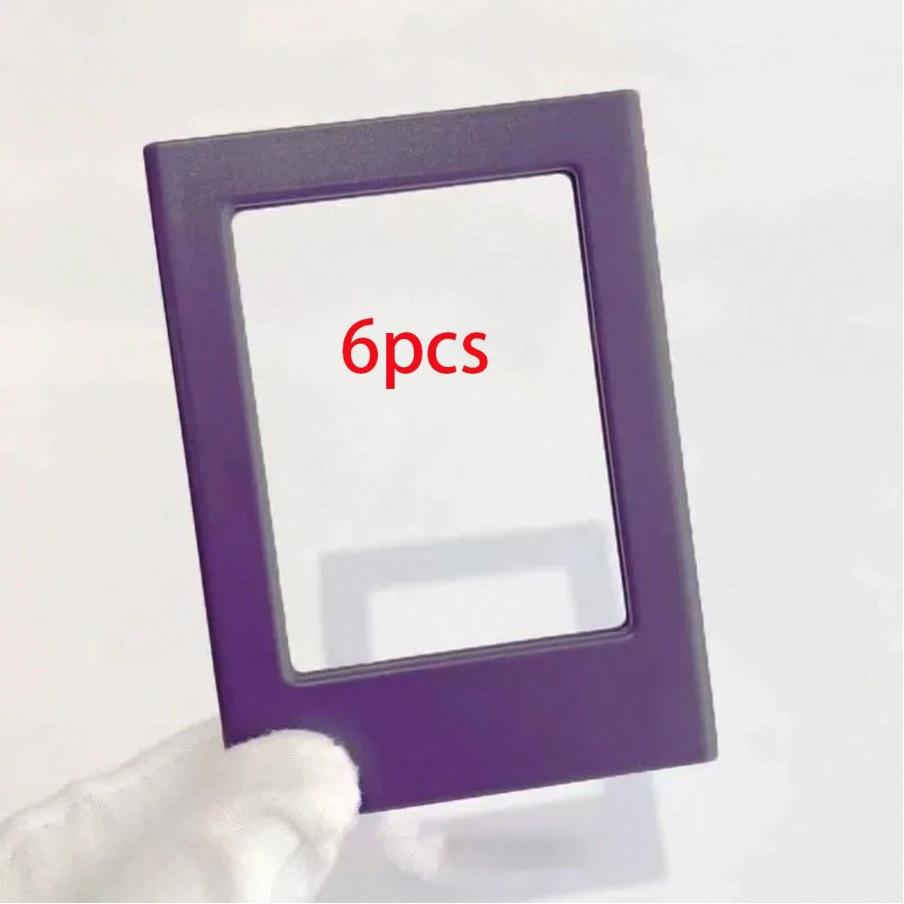 6pcs Refrigerator Magnetic Photo Frame Set, Perfect for Fujifilm Photos,showcasing and Collecting Beautiful Moments In Life