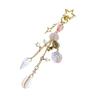 Shellfish Fish and Jellyfish Shell Key Chain Beaded Pendant for Phone and Camera Cases Stylish Bag Accessory for Women