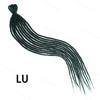Synthetic Long Straight Dreadlock Soft Fake Extensions For Women Cosplay  Party Wear