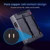 NP-F970 F750 F550 Battery Plate To V-Lock V-Mount Buckle Bracket Adapter with USB-A/ Type-C/ / D-TAP Outputs Np To V Mount