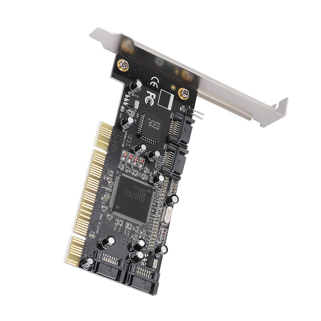 PCI-Controllerkarte mit Sil3114 Pset für 4 interne Ports 1,5 Gbit/s PCI 4-Port-Karte für Controller PCI 4-Controllerkarte für Hochgeschwindigkeits-Datenübertragung