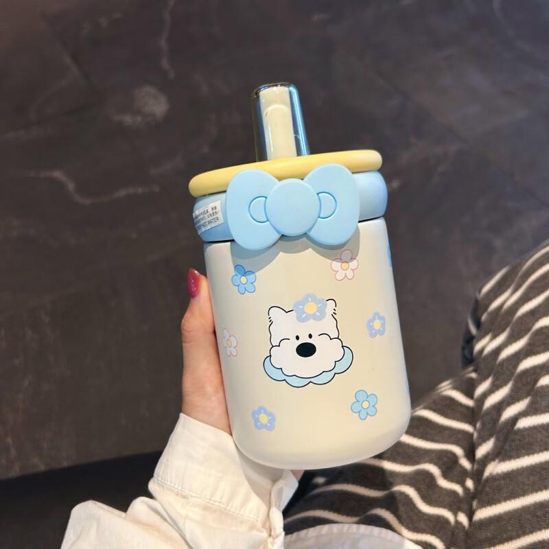 Shangqi Ceramic Lined Insulated Tumbler with Straw