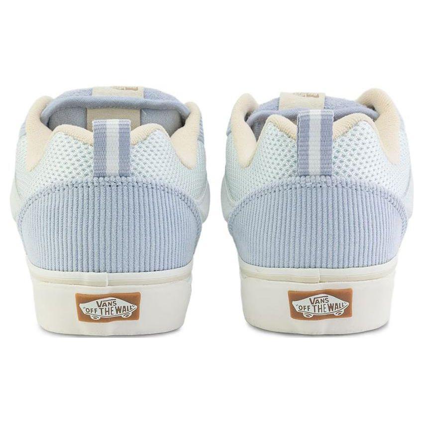 Vans Knu Skool Comfortable Versatile Durable Breathable Low-Top Skate Shoes Unisex sneaker Light-Blue VN0009QCDNB