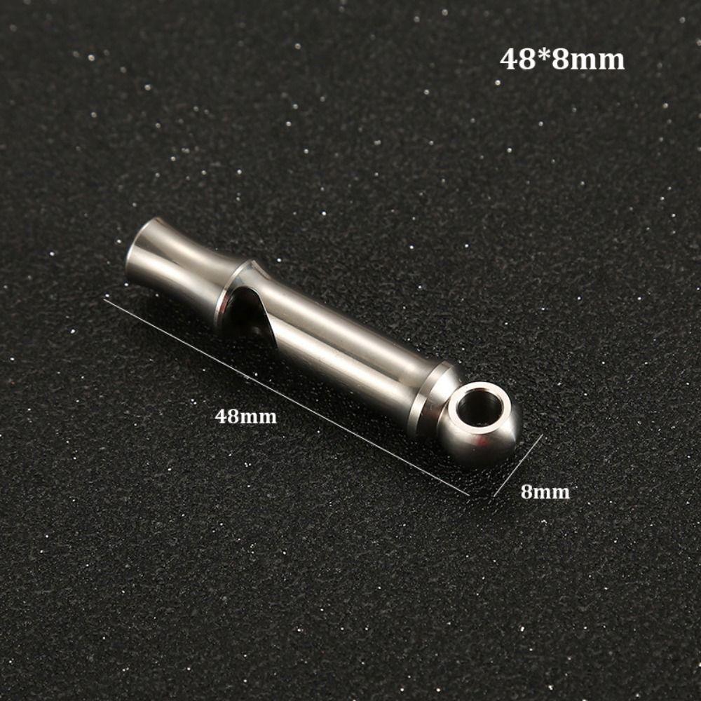 Titanium High Volume Whistle Portable Camping Whistle Safety Survival Whistle Outdoor Tool