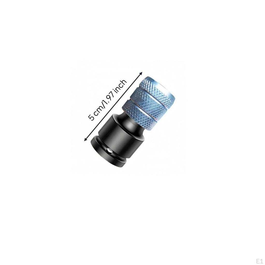 Drill Adapter Head Knurled Telescopic Bit Metal Alloy Driving Tool
