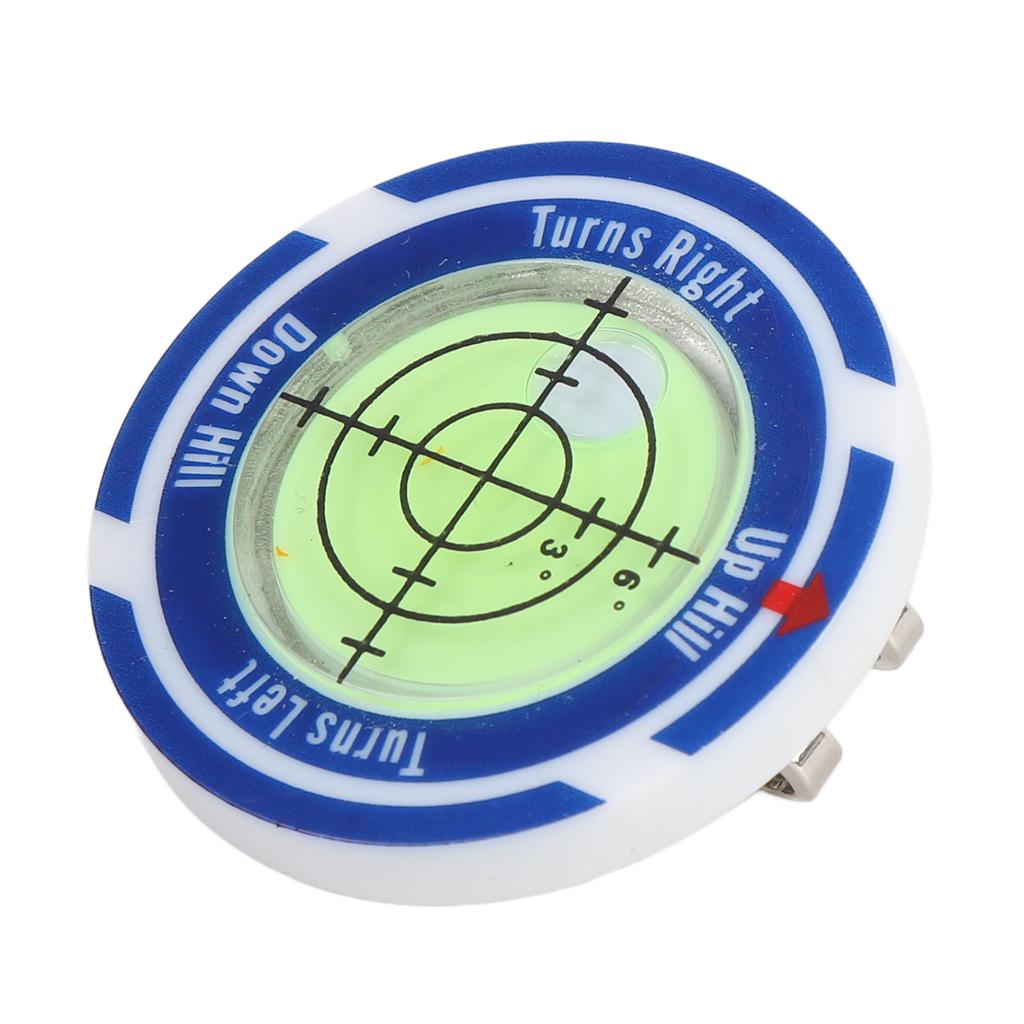Golf Ball Marker with Hat Clip High Accuracy Portable Lightweight Golf Round Bubble Level for