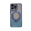 Applicable To iPhone17ProMax Electroplated Rhinestone Mobile Phone Case Apple 16Pro Mirror 15 Magnetic Suction Bracket 14 Sets