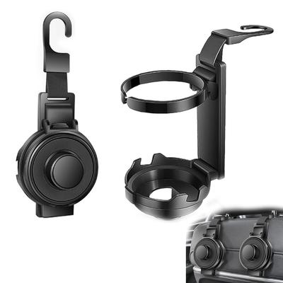 KASELIN 2 Pcs Multi-function Car Hook Car Hook,3 In 1 Foldable Car Drink Holder