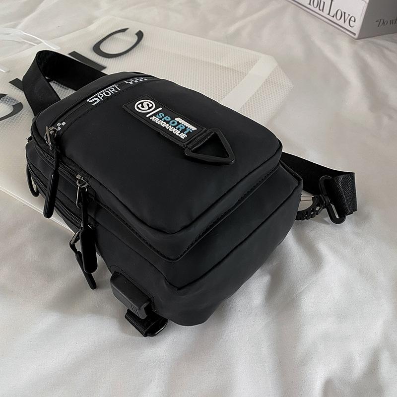 Bolso de pecho Unisex, bolsa de Almacenamiento Simple, mochila pequeña de viaje ligera, bolso cruzado, bolsos individuales de moda informales