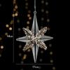 Snowflake Christmas Tree Ornaments Acrylic Crystal Hanging  Merry Christma