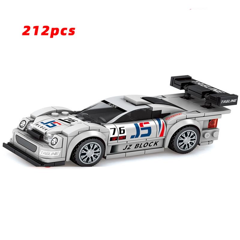 Speed MOC Racing Car SUV City Sports Model Building Blocks Bricks Rally Super Racers Christmas gift Technical Vehicles Toy