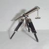 Handmade Brass Spyglass Telescope Chrome Finish, 35.56 Cm Wooden Tripod Perfect for Desk, Shelf, Office, Study, or Library Decor