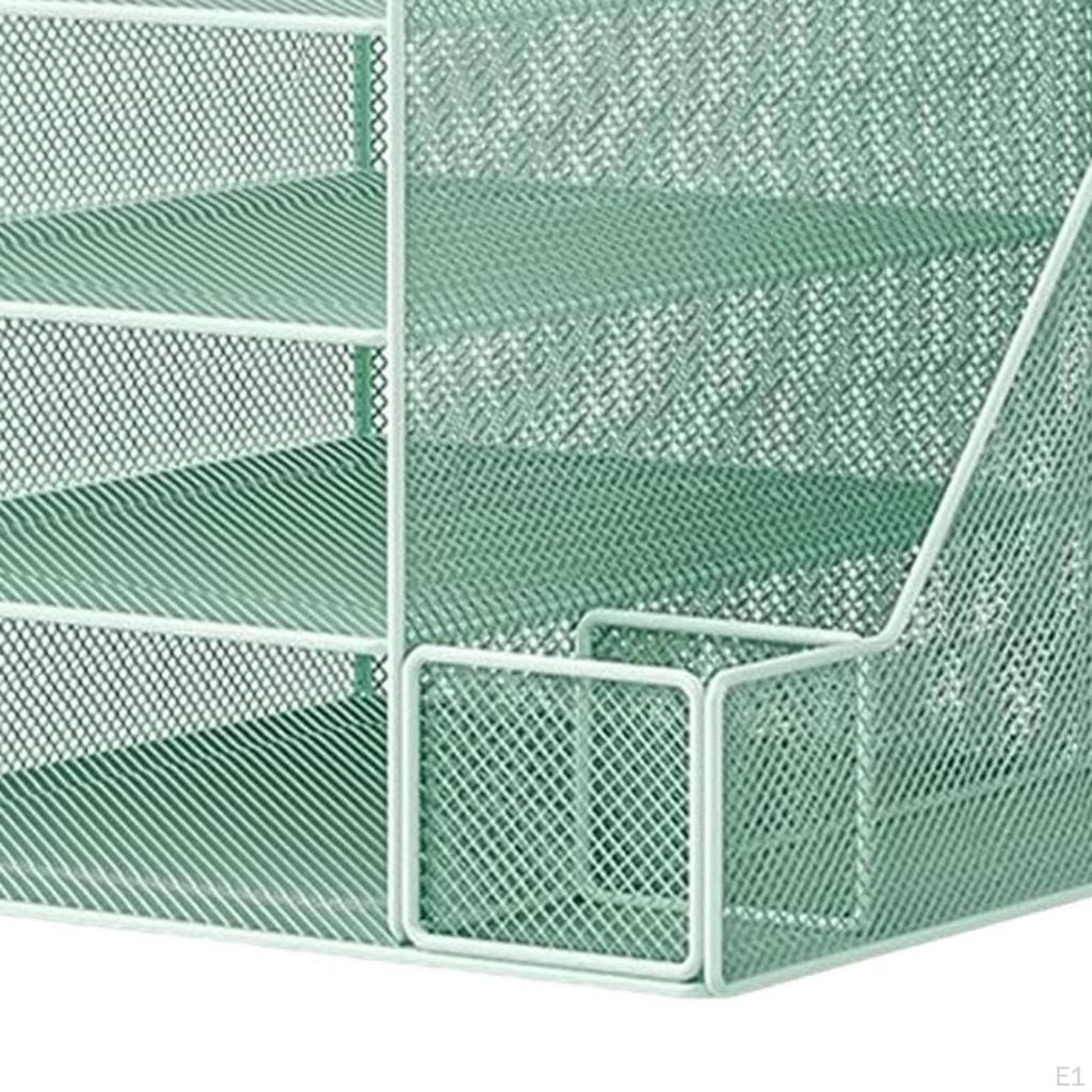 Desktop-Organizer Dokumentenablage Stifthalter Kreative Papierablage Mesh-Datei für