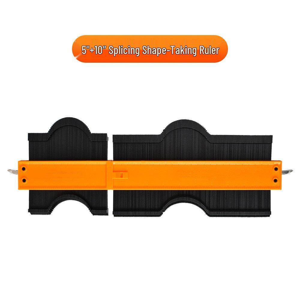 Contour Shape Measuring Wheel with Lock: Precision Woodworking Profile and Arc Gauge