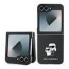 Karl Lagerfeld Klhczf6Sapkcnpk Z Flip6 F741Black/Black Saffiano Metal Pin