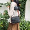 Women'S Simple Casual Retro Shoulder Bag Fashionable Diagonal Cross Compact Square Bag Large Capacity Mother And Child Bag