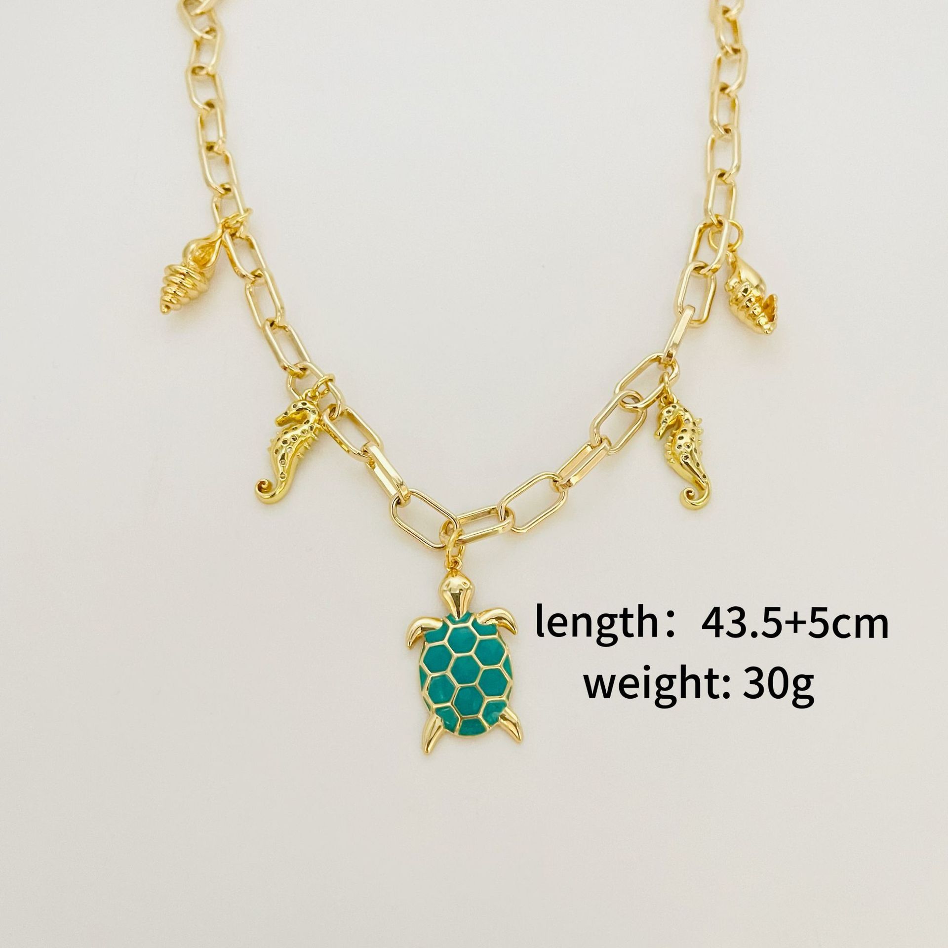 

Ожерелье Vacation Beach Wind Little Turtle Little Seahorse Accessories ожерелье Seaside Premium Hawaiian