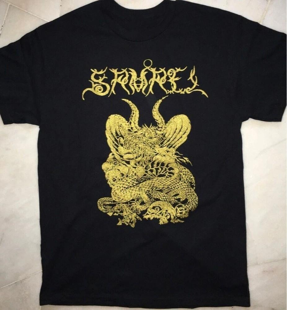 Винтажная футболка SAMAEL WORSHIP HIM Унисекс Хлопок Размер от S до 5XL Унисекс Футболка M