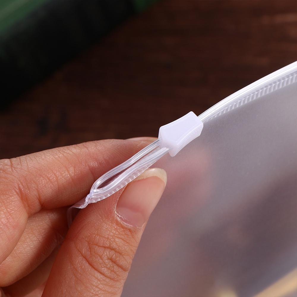 Loose Leaf PVC Zipper Transparent Folder Pouch Document Folder Binder Document File Organizer