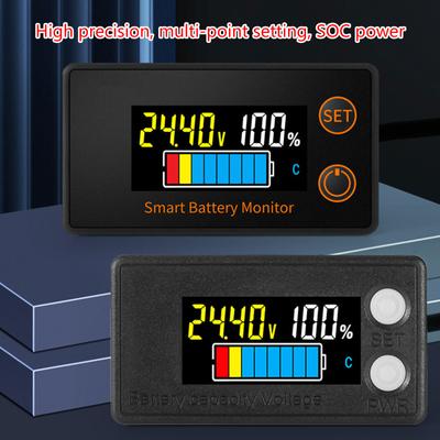 DC7V-100V Battery Meter Battery Capacity Voltage Monitors Gauge Indicator Lead-Acid&Lithium Battery Tester