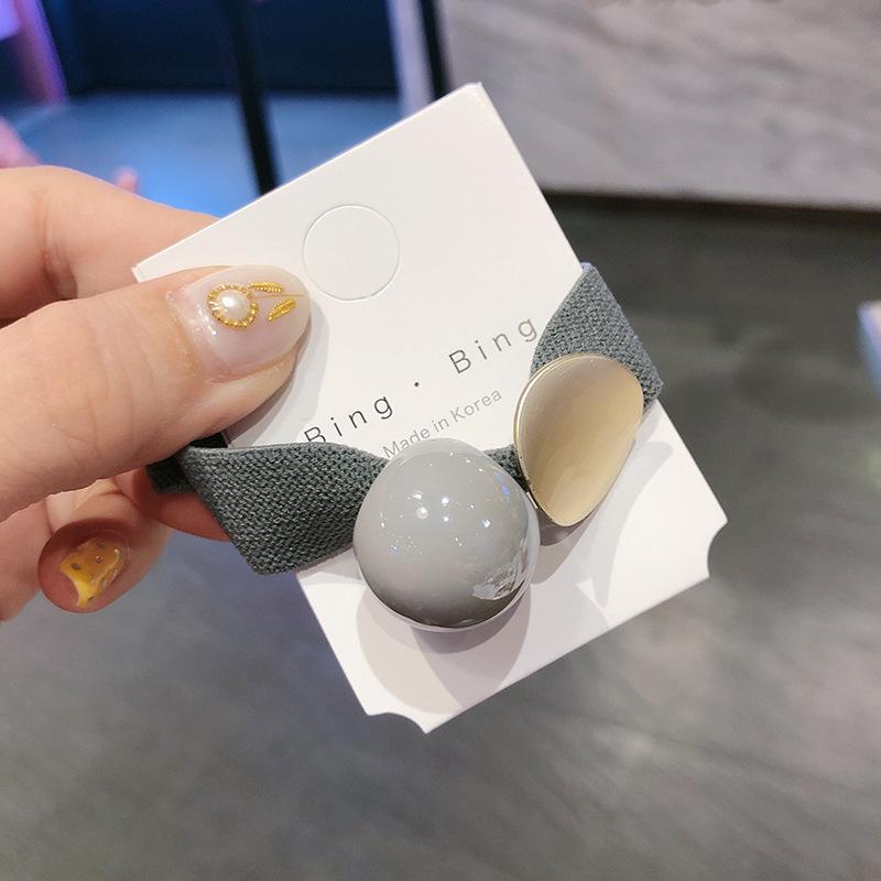 Korean Simple Scrunchie Women Girls Elastic Hair Rubber Bands Accessories Tie Hair Rope Ring Holder Ornaments Headdress