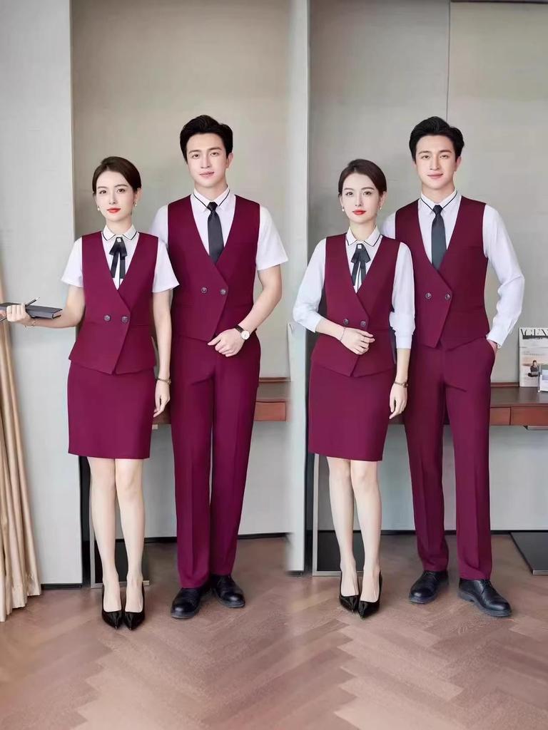 Unisex Professional Vest for Hotel and Catering Staff