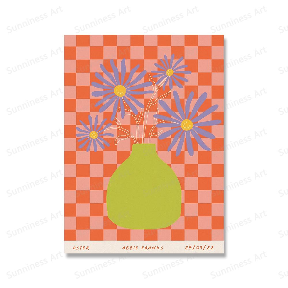 Retro Trendi Şarap Kokteyl Posterleri Limonlar Çiçek Mutfak Duvar Sanatı Baskıları Soyut Resimler Tuval Boyama Yemek Odası Dekoru İçin